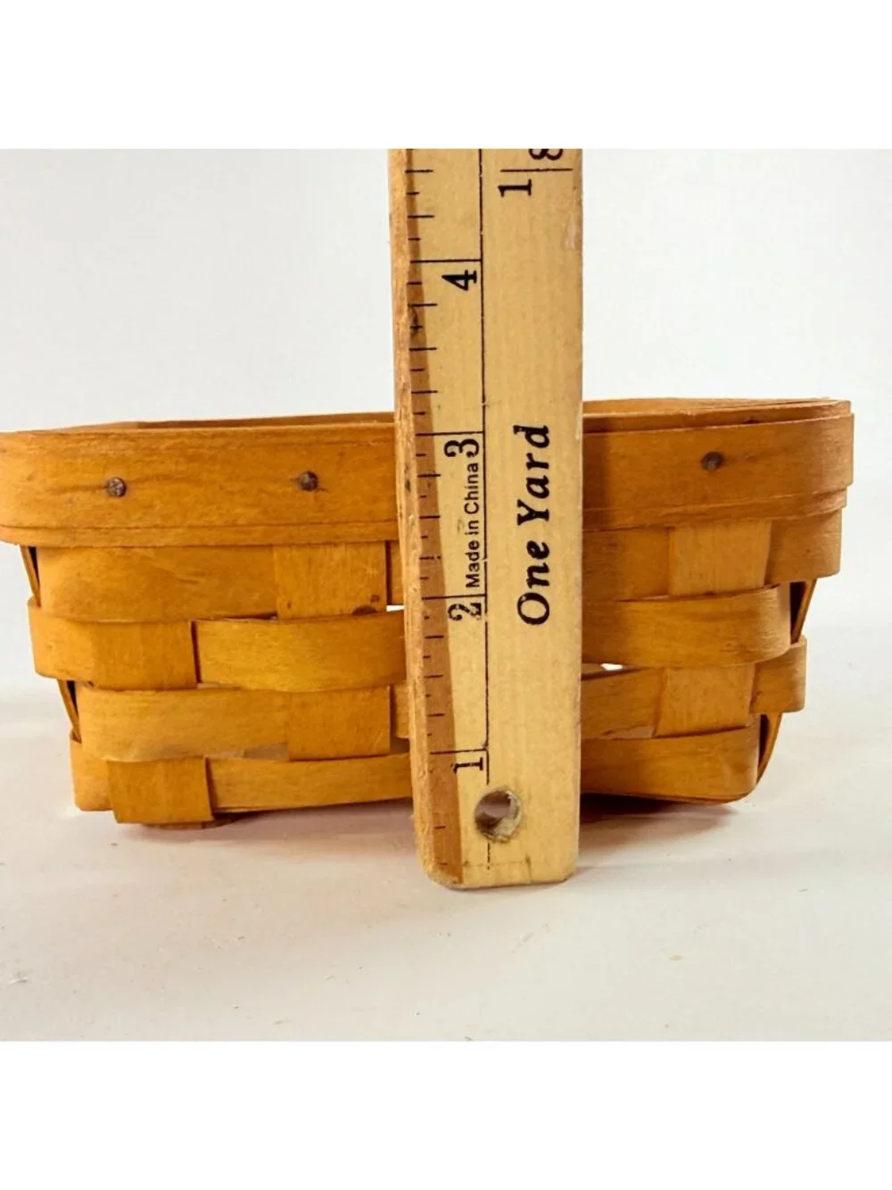 Longaberger 1996,2001 & 2002 Hand Woven Wooden Baskets Square & Rectangular USA
